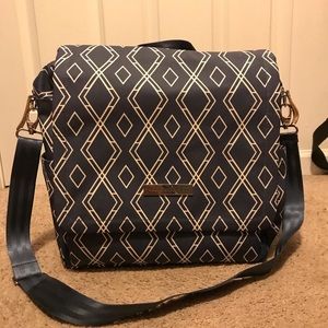 Petunia Pickle Bottom Boxy Diaper Bag- Indigo